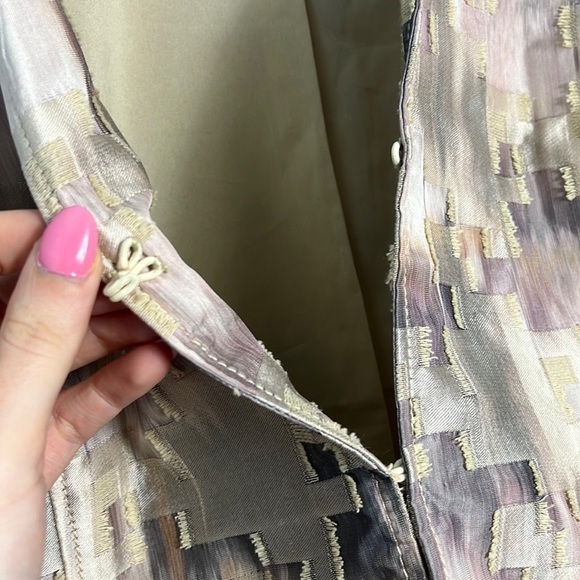 Chico’s Petra Jacquard Patchwork Blazer Size 2 - Picture 7 of 11